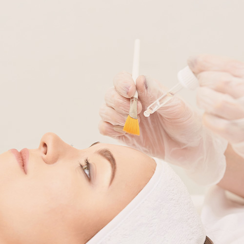 skin cta 5 woman getting chemical peel