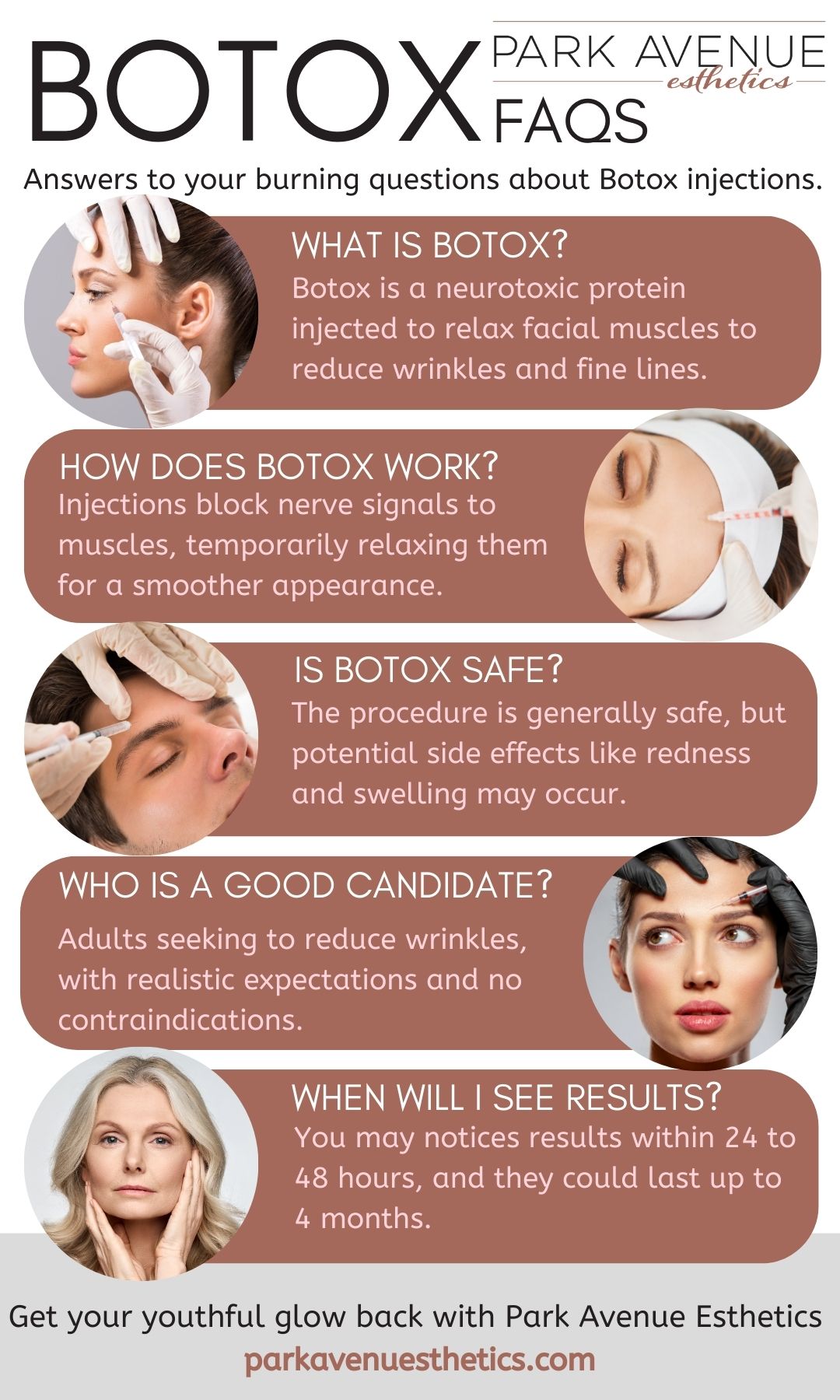M37240 - Park Avenue Esthetics - Botox FAQs M37240 - Park Avenue Esthetics - Botox FAQs
