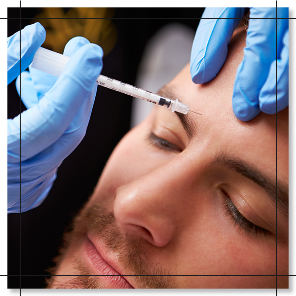 Side 1 man getting an injection