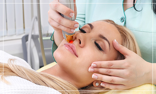 CTA 3 woman getting laser hair removal